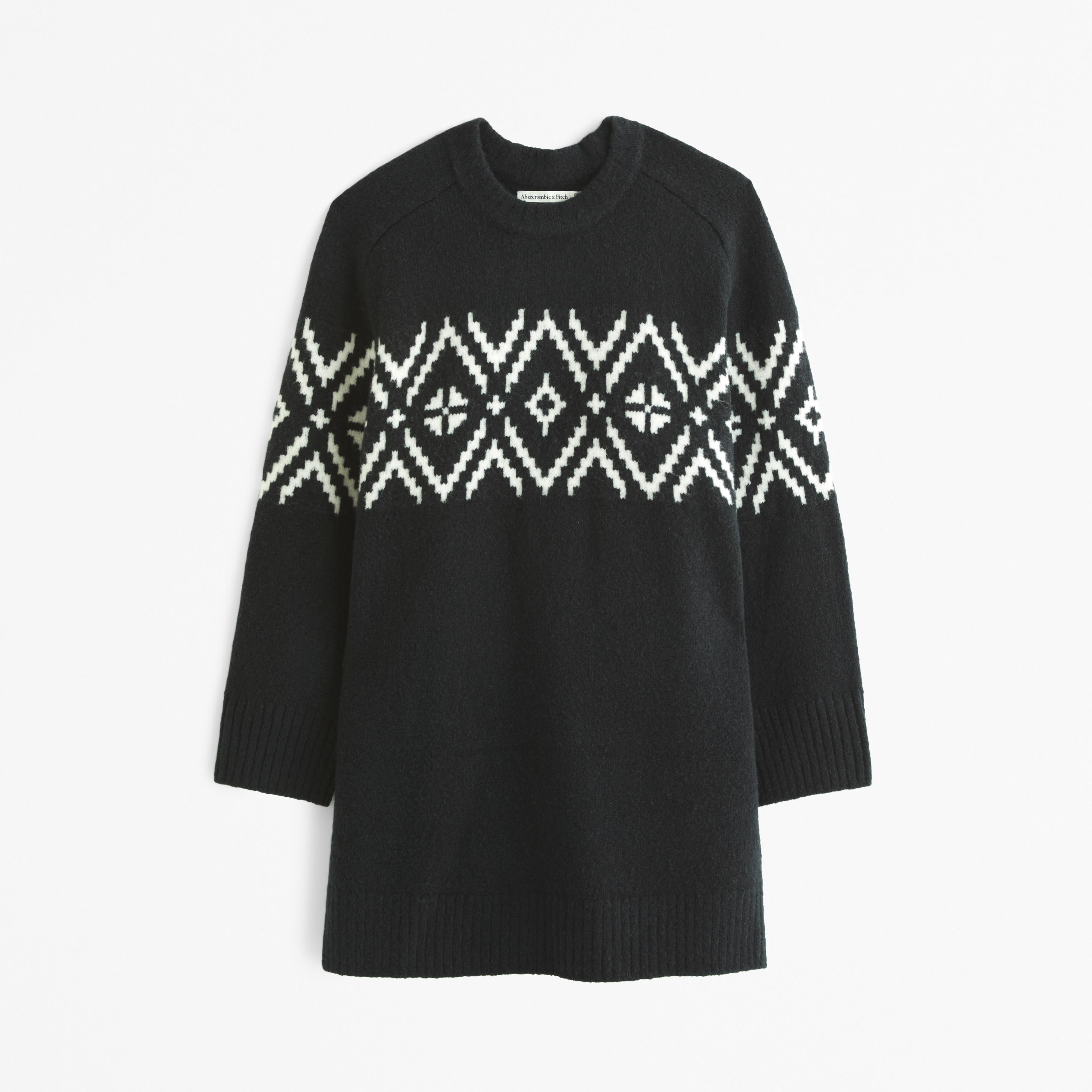 The A&F Madeline Crew Mini Sweater Dress Product Image