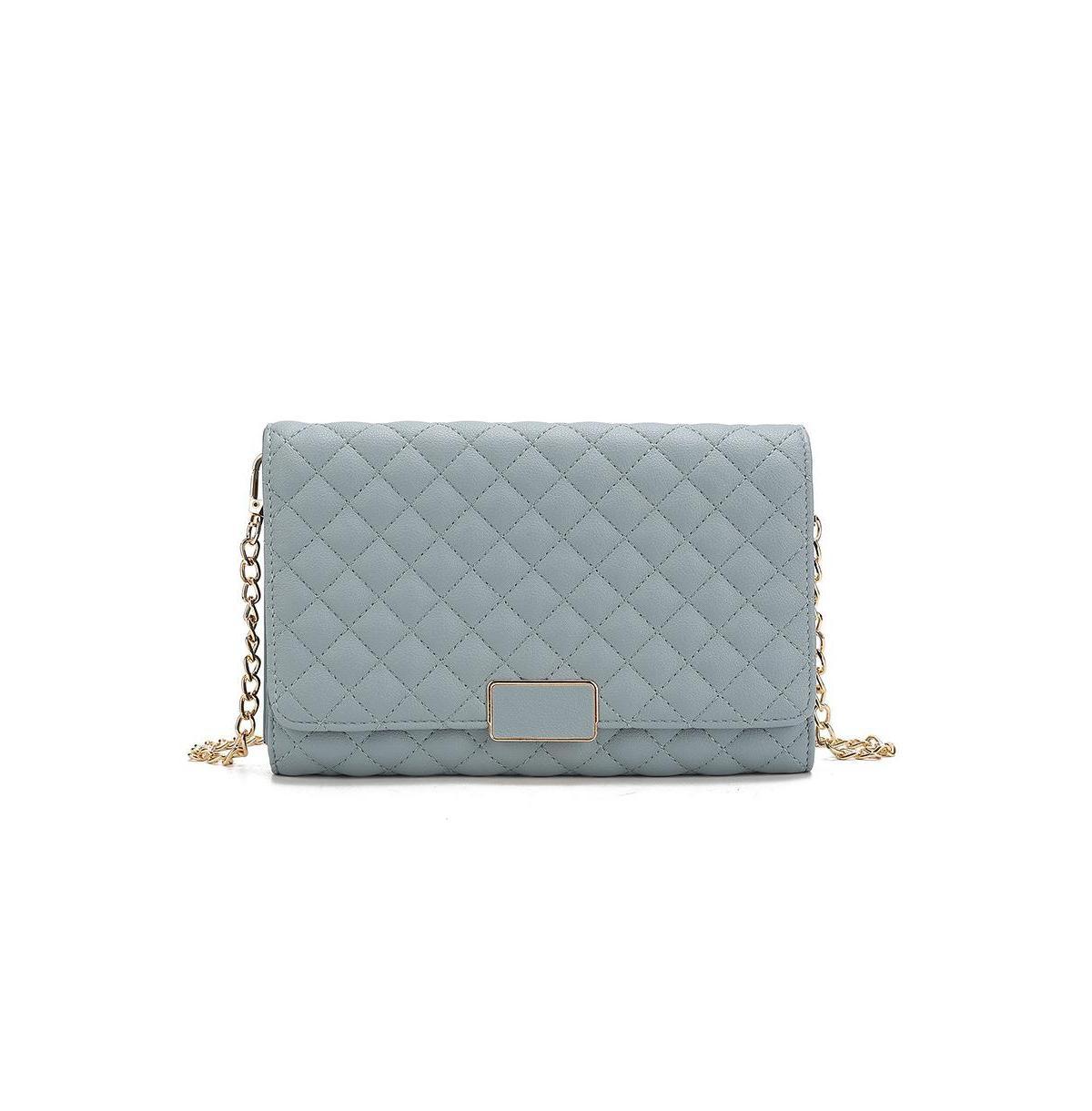 Mkf Collection Gretchen Quilted Women s Envelope Clutch Crossbody by Mia K Product Image