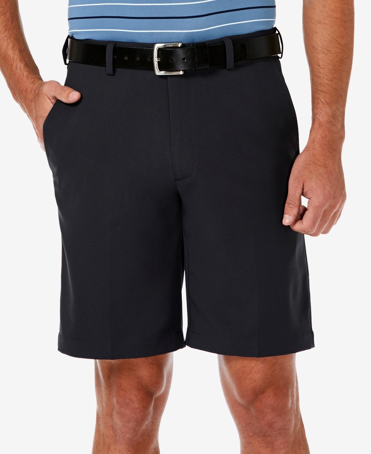 Haggar Mens Cool 18 Pro Flat Front Classic-Fit 9.5 Shorts Product Image