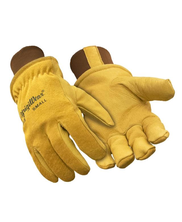 RefrigiWear Mens Warm Fleece Lined Fiberfill Insulated Leather Gloves Product Image