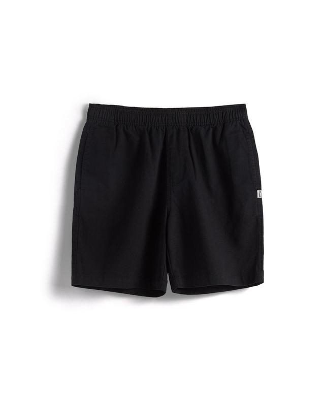 Twill Beach Short - Black Male Product Image