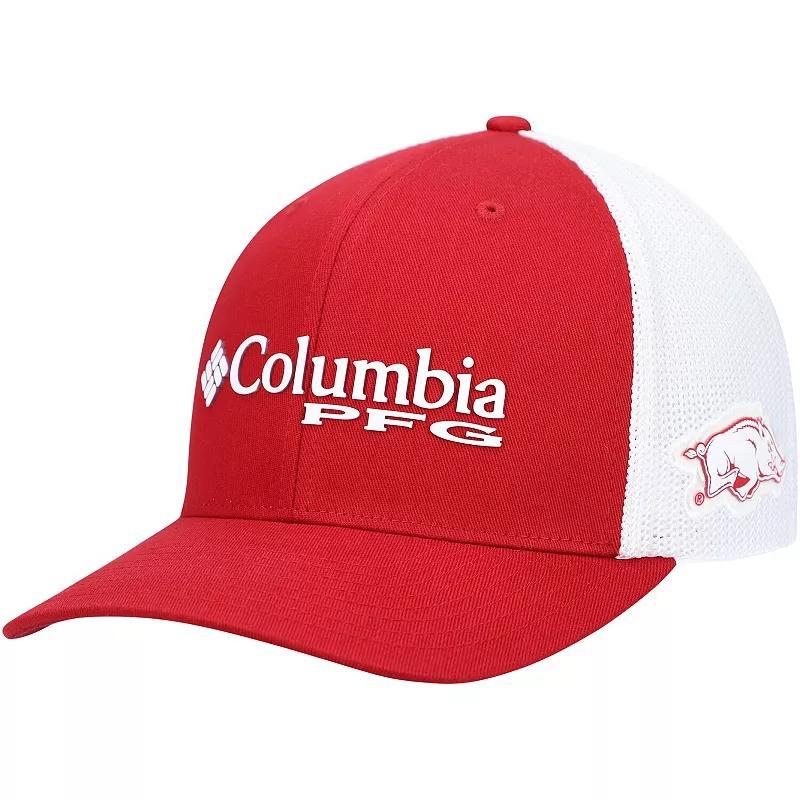 Mens Columbia Cardinal Arkansas Razorbacks PFG Snapback Adjustable Hat Product Image