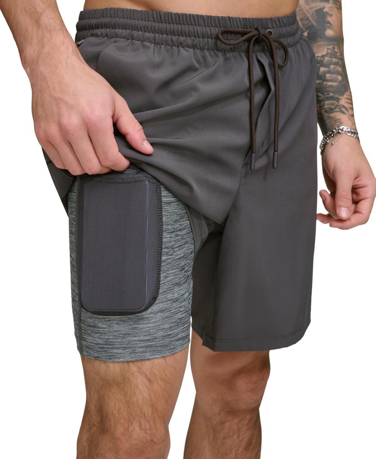 Dkny Mens Core Stretch Hybrid 7 Volley Shorts Product Image