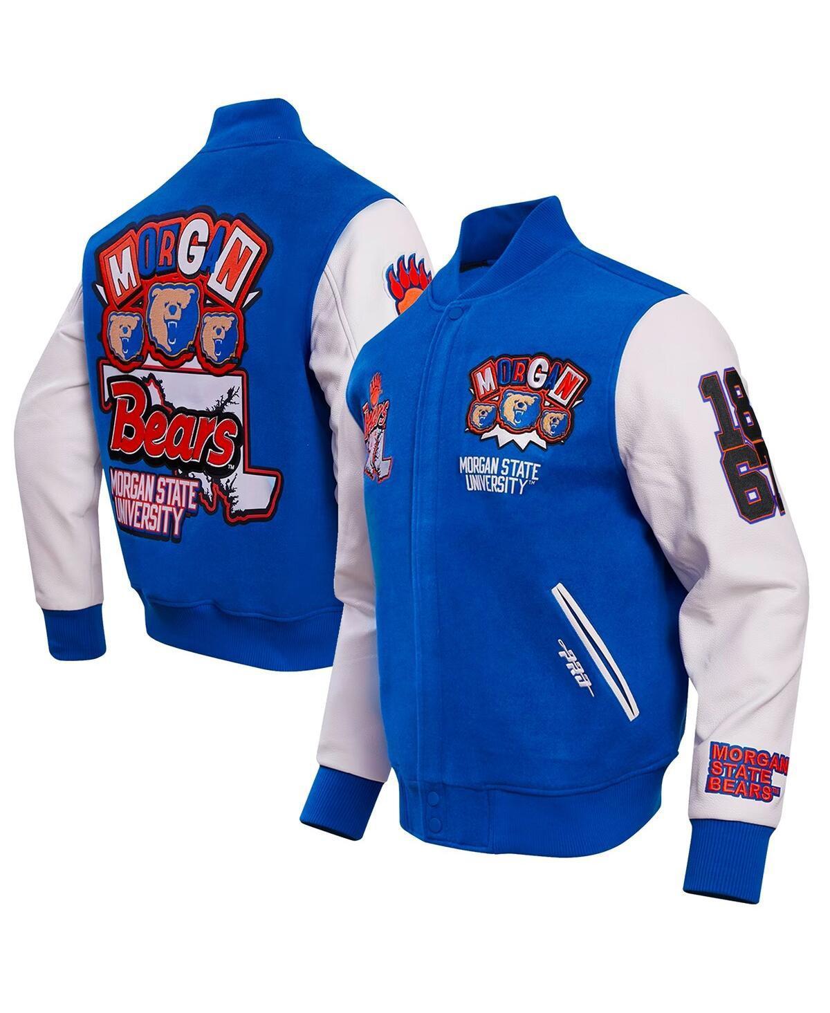 Mens Pro Standard Royal Morgan State Bears Homecoming Varsity Full-Snap Jacket Product Image