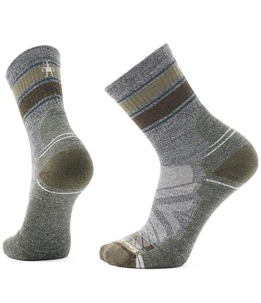 SmartWool Hike Striped Light Cushion Mid Crew Socks Product Image