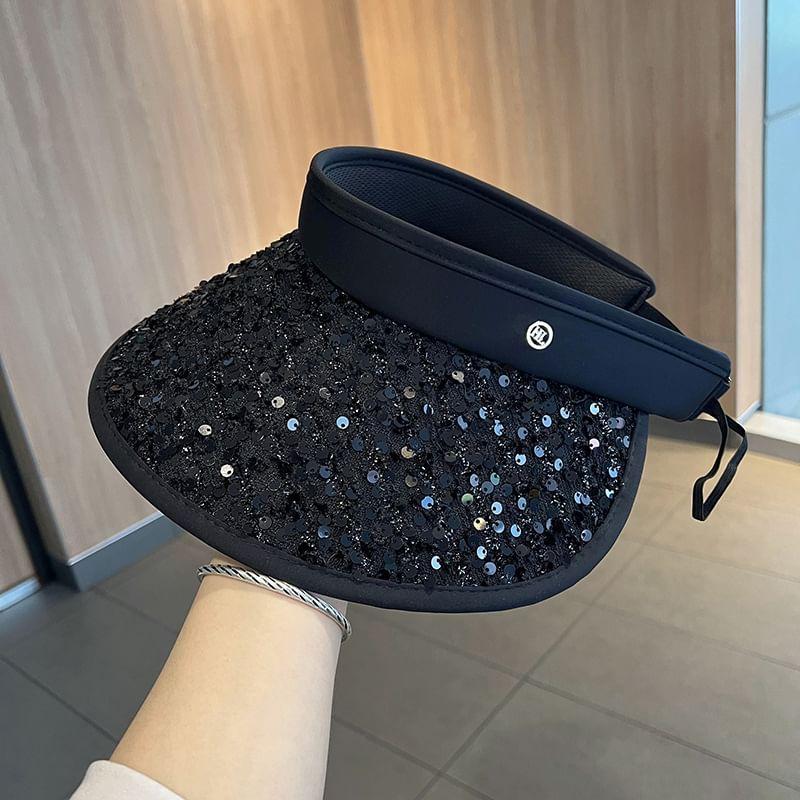 Plain Sequin Visor Product Image