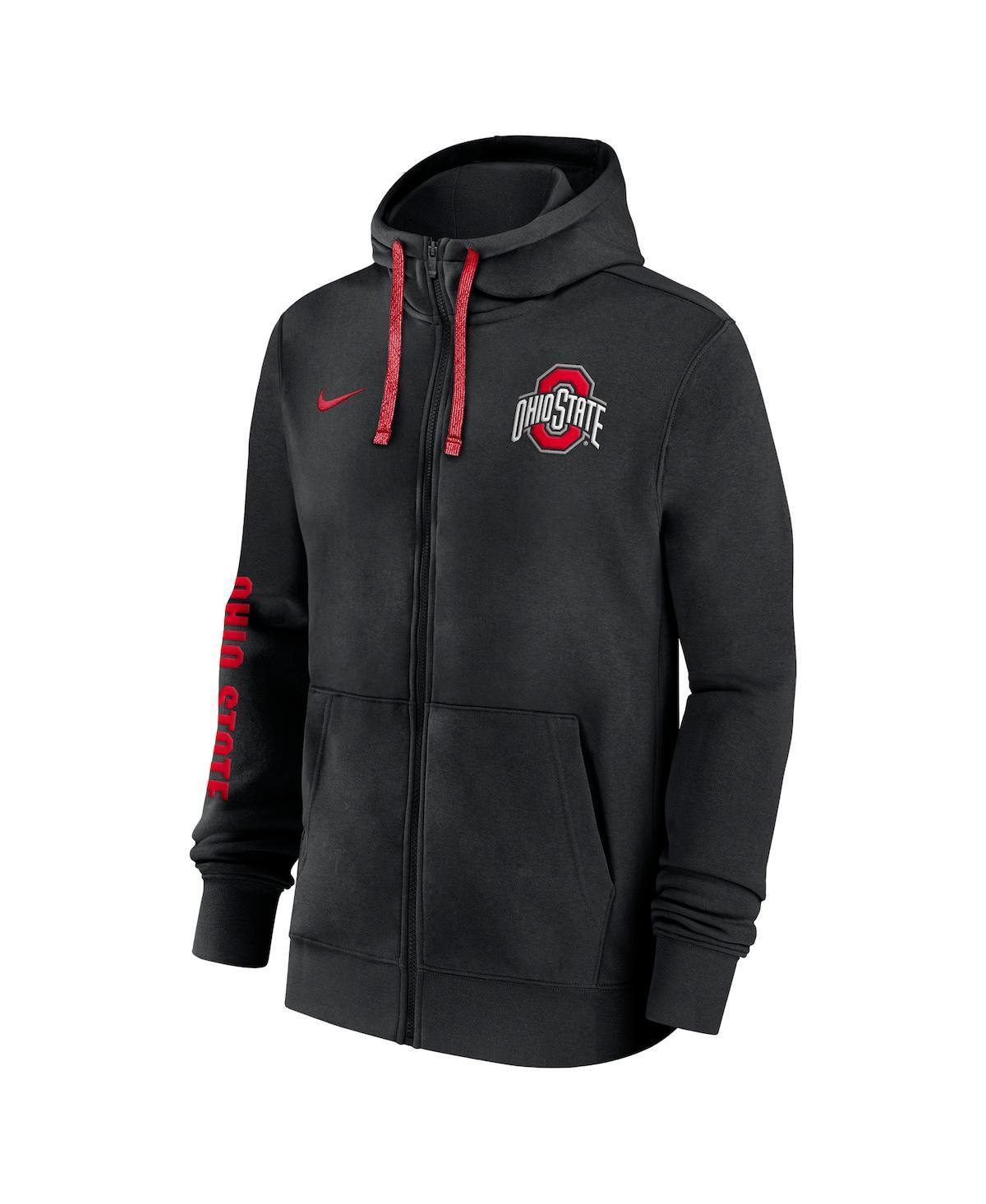 NIKE Ohio State Buckeyes Sideline Team Issue  Men's College Full-zip Hoodie In Black Product Image