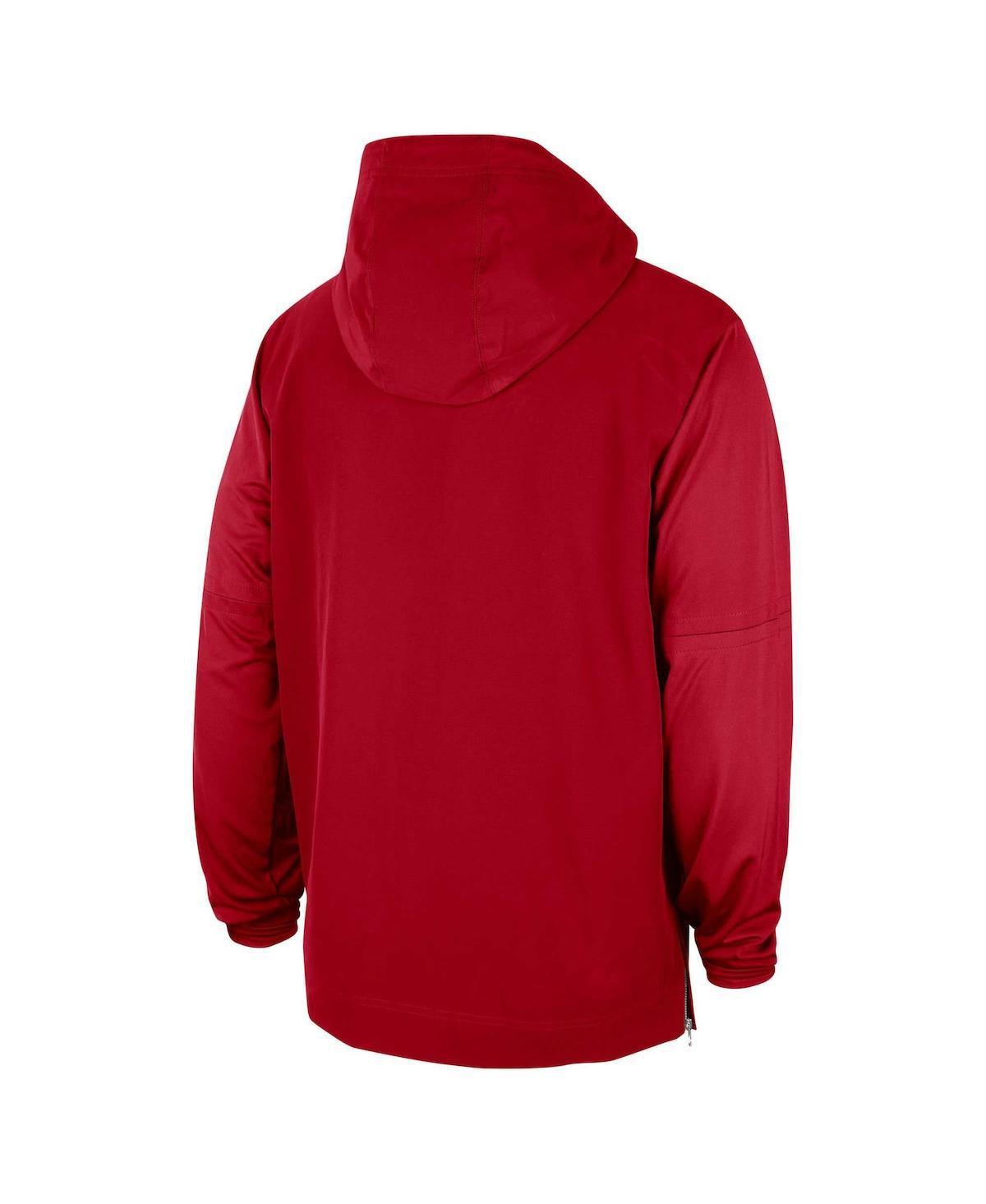 NIKE Men's  Red Georgia Bulldogs 2023 Sideline Player Quarter-zip Hoodie Jacket Product Image