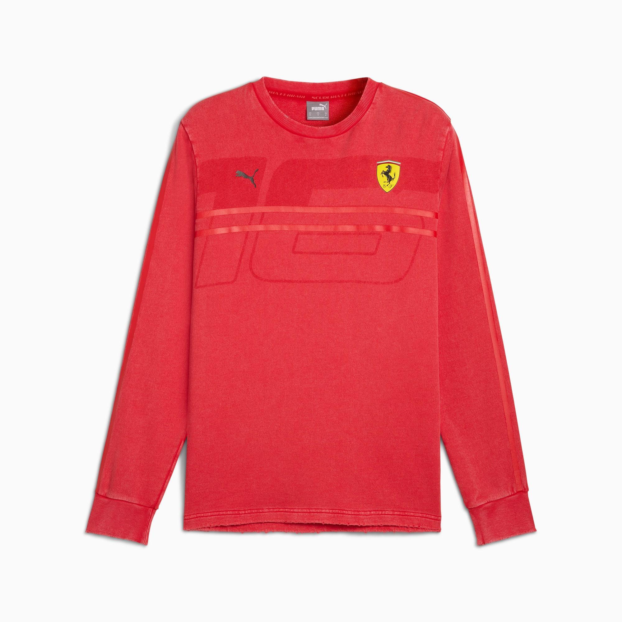 Scuderia Ferrari Desert Sun Men's Long Sleeve Shirt Product Image