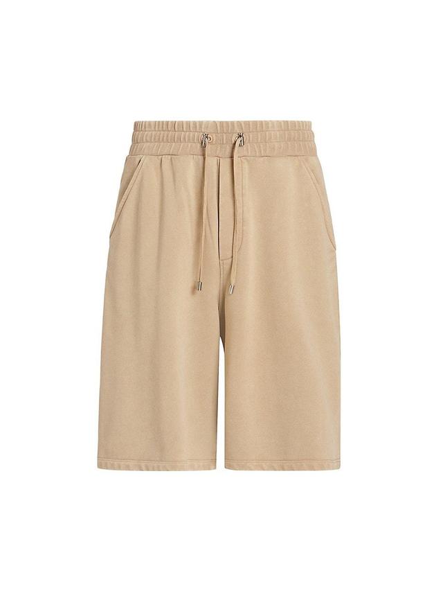 Mens Logo-Embroidered Cotton Bermuda Shorts Product Image