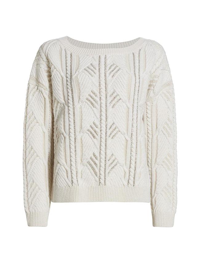 Womens Lucille Rib-Knit Sweater Product Image