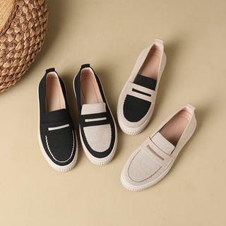 Contrast Trim Platform Slip-Ons Product Image