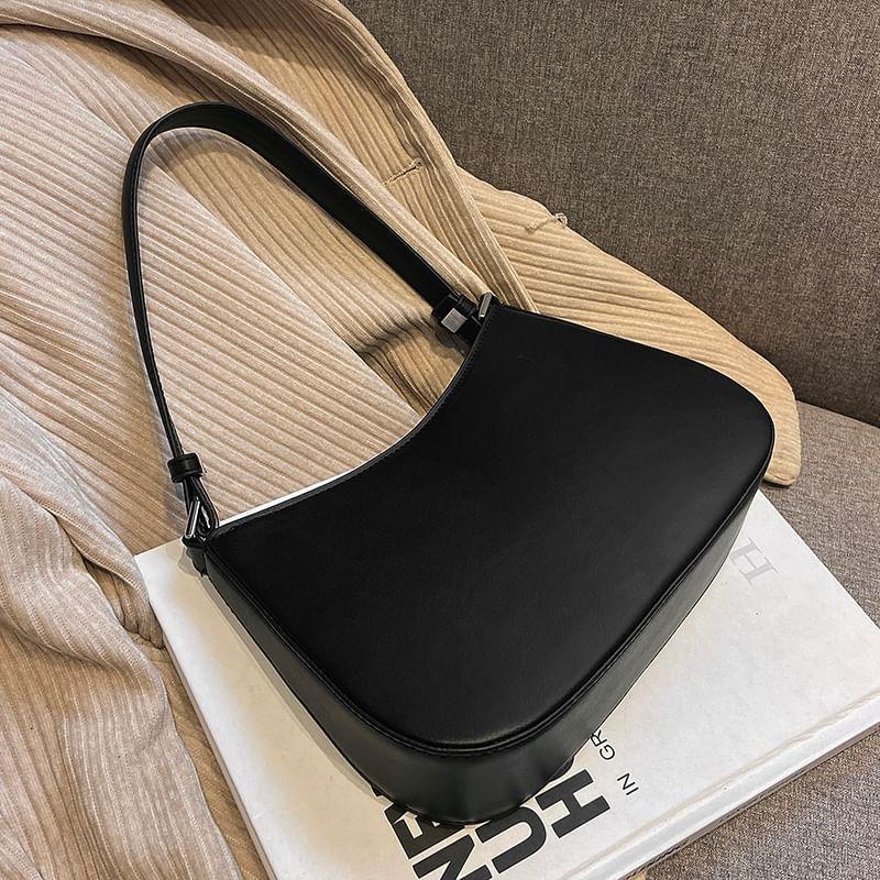 Faux Leather Shoulder Bag Product Image