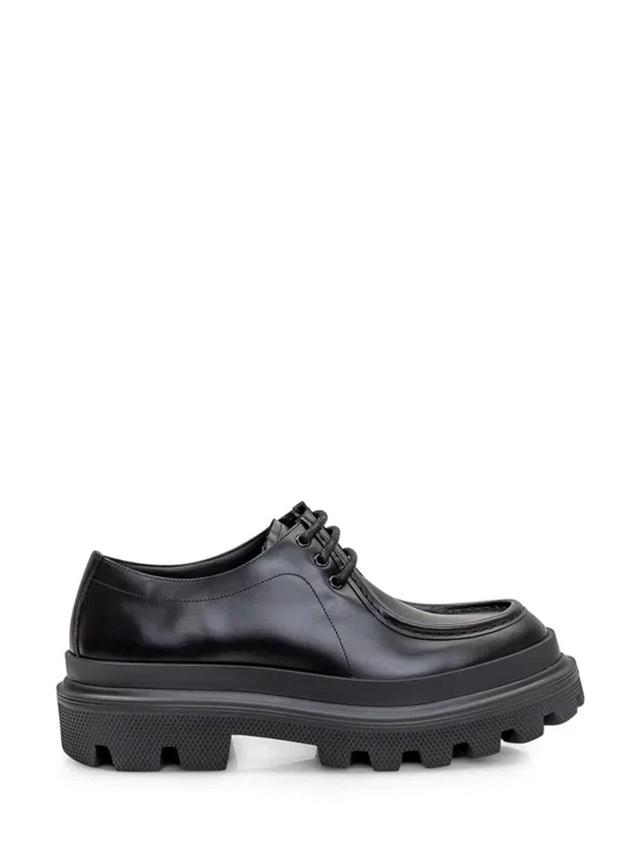 Derby Lace Up In Black Product Image