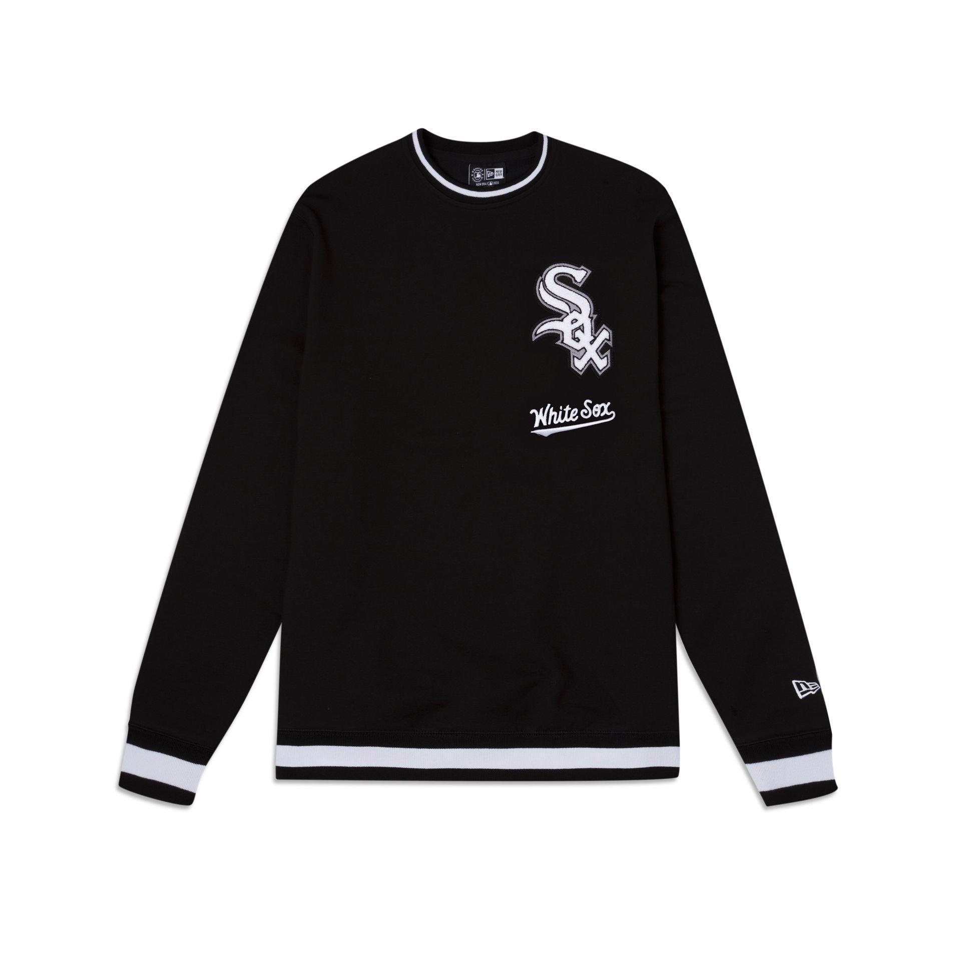 Chicago White Sox Logo Select Black Crewneck Male Product Image