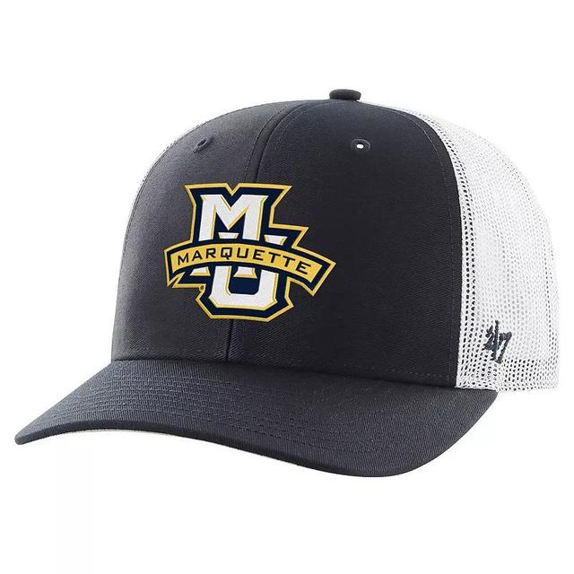 Mens 47 Navy Marquette Golden Eagles Trucker Adjustable Hat, Mrq Blue Product Image