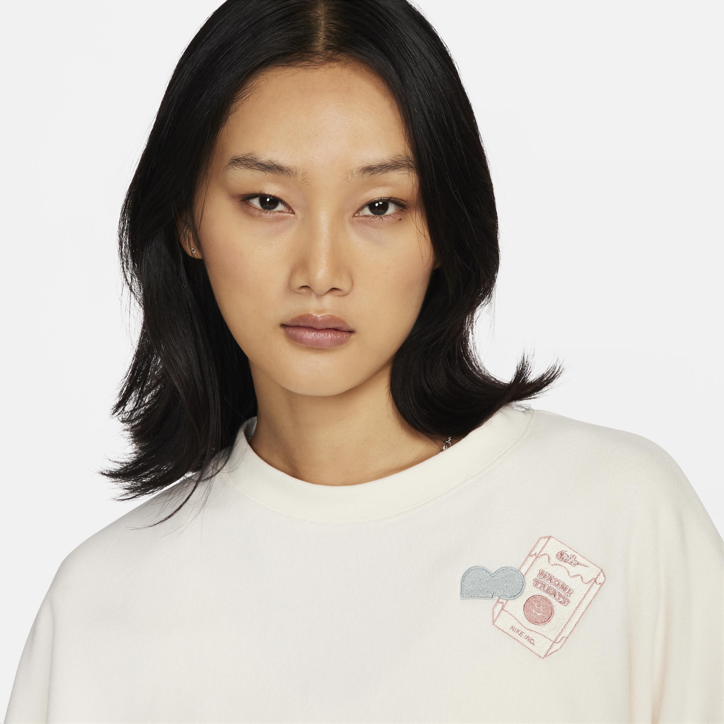 Nike Women's Naomi Osaka Phoenix Fleece Over-Oversized Crew-Neck Sweatshirt Product Image