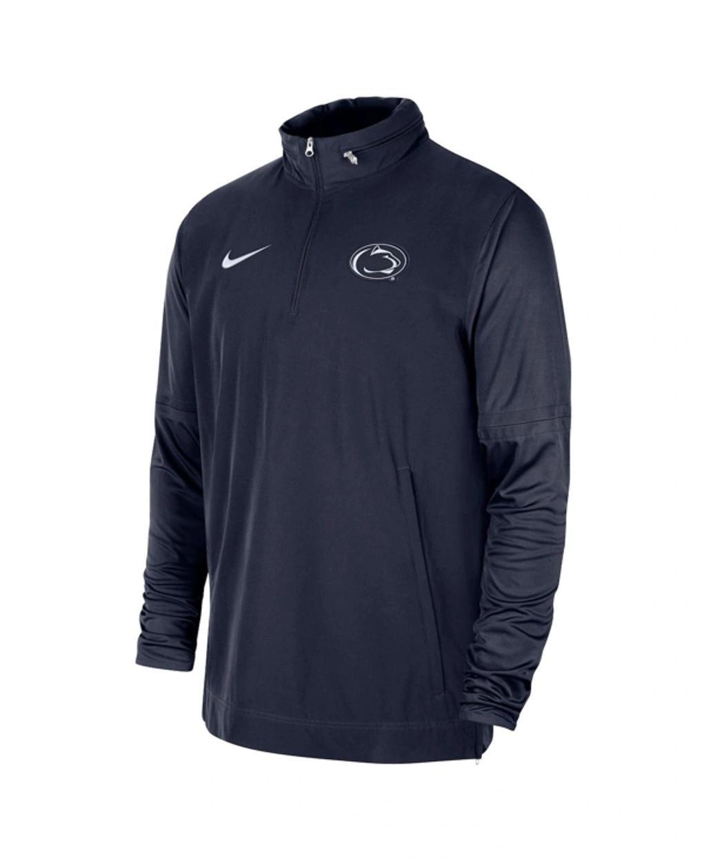 NIKE Penn State Player  Men's College Long-sleeve Woven Jacket In Blue Product Image