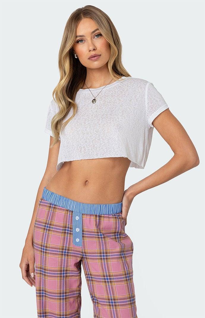 Edikted Women's Seville Cropped T-Shirt Product Image