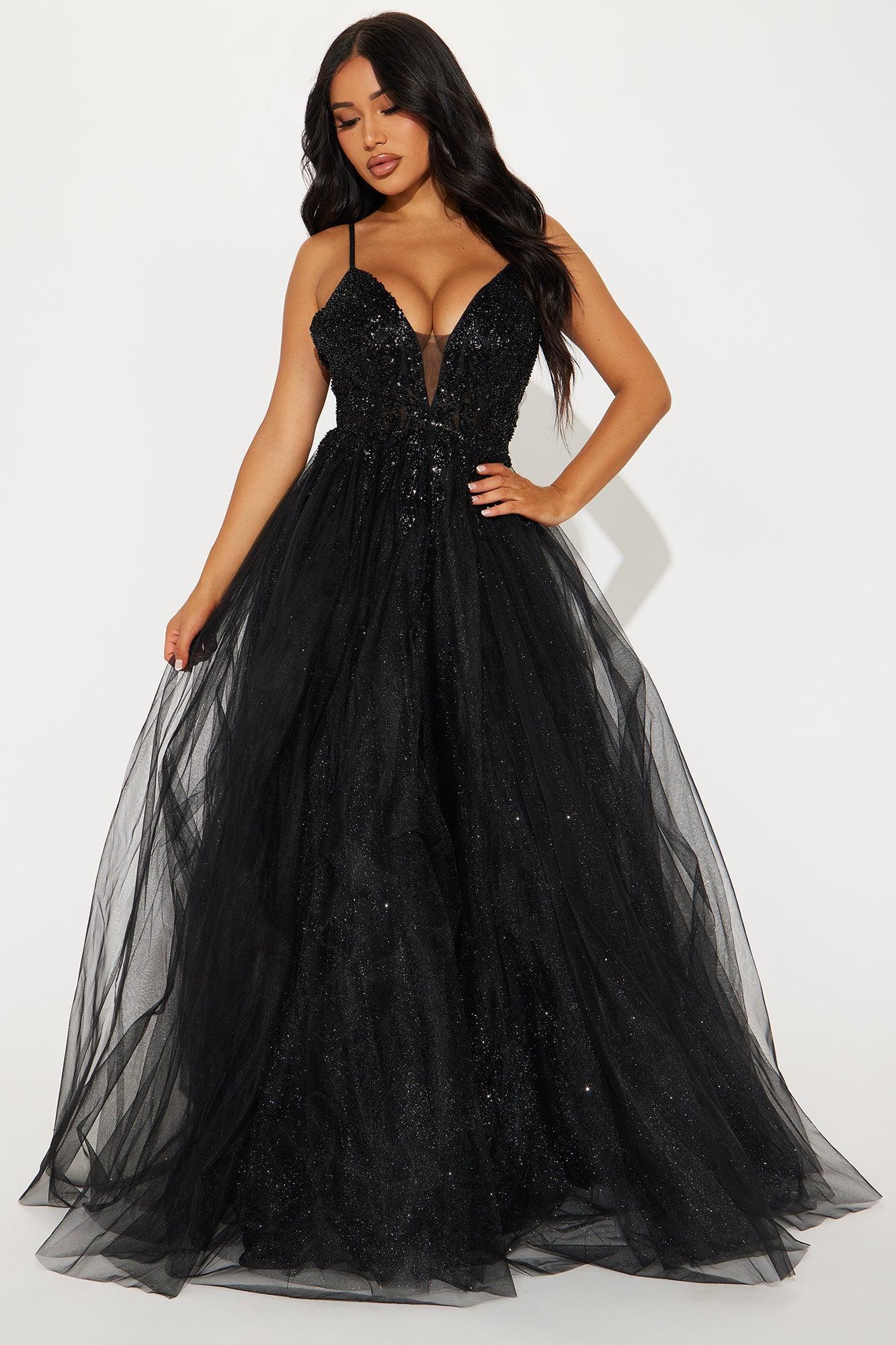 Fairy Tale Princess Maxi Dress - Black Product Image