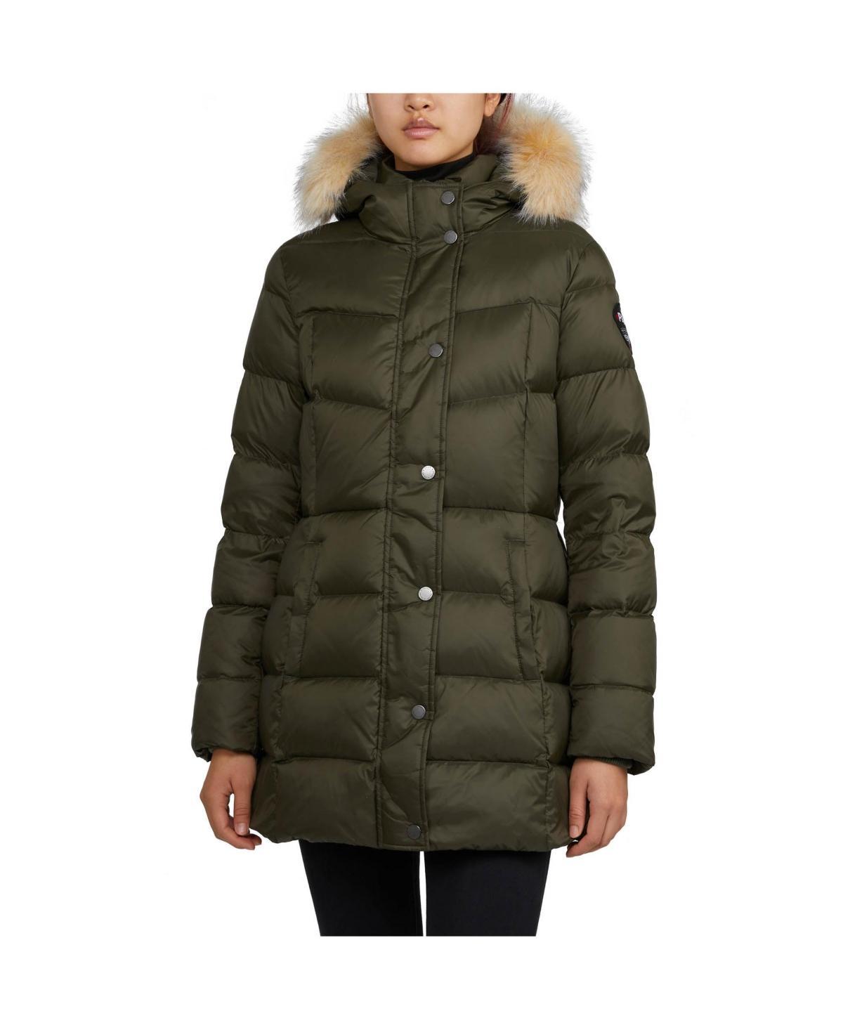 Pajar Womens Roxy Quilted Puffer with Detachable Faux Fur Trim Product Image