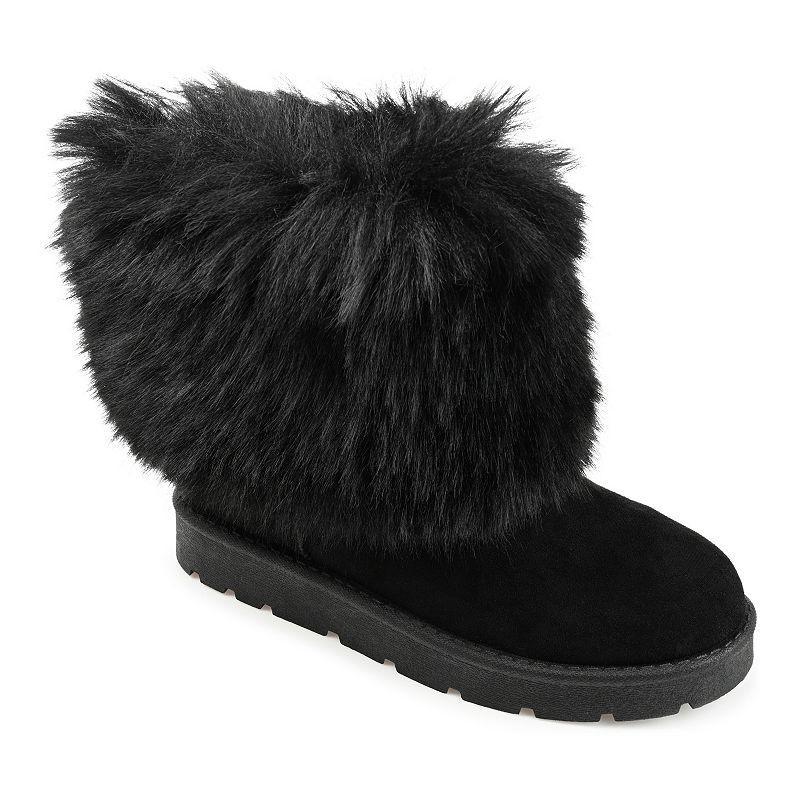 Journee Collection Shanay Tru Comfort Foam Womens Faux-Fur Winter Boots Product Image