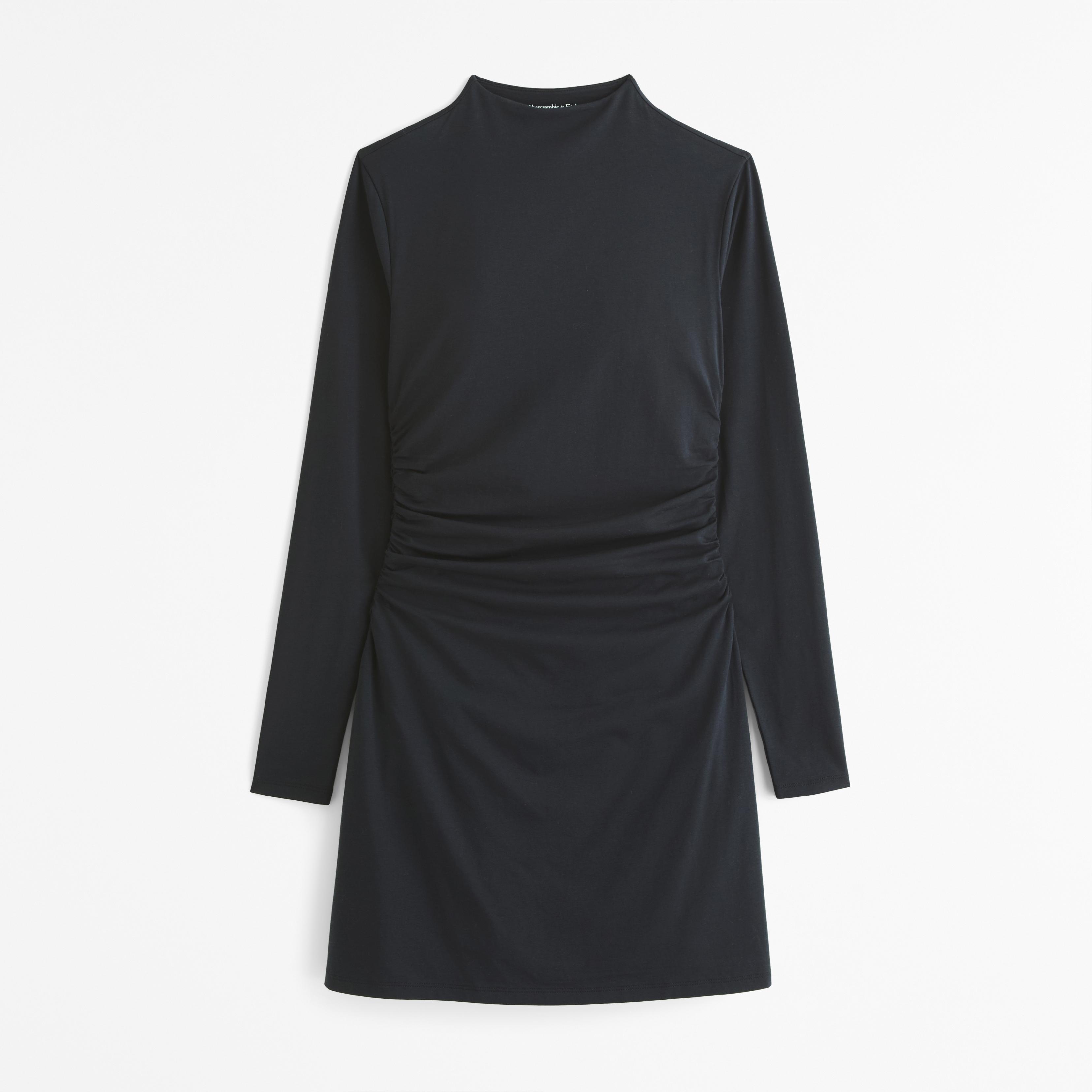 The A&F Paloma Long-Sleeve Mini Dress Product Image