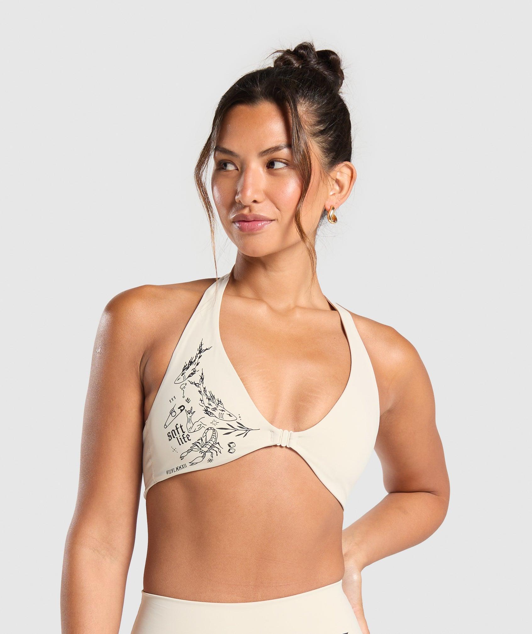 Elevate Tattoo Graphic Sports Bra Product Image