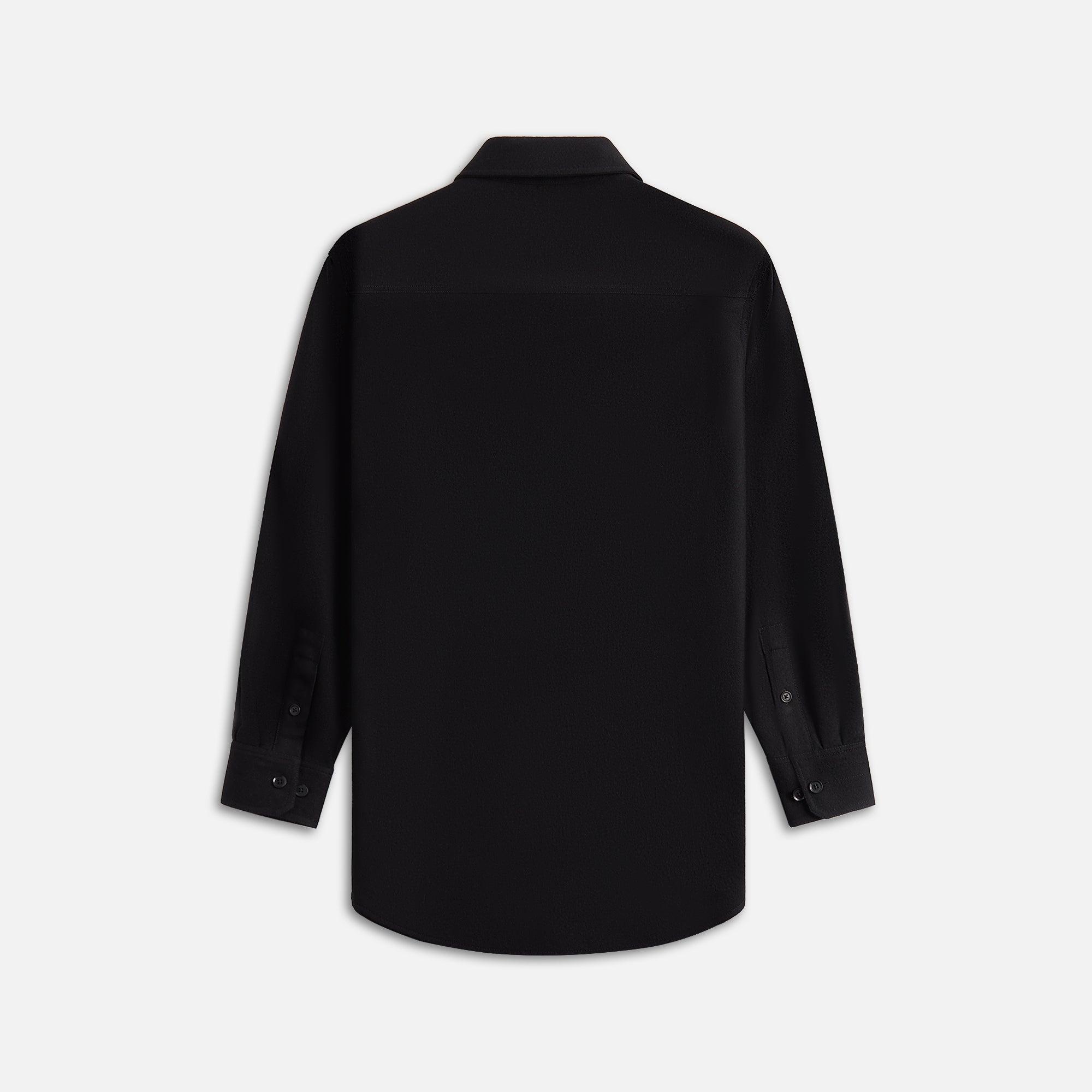 Lemaire Two Pockets Overshirt - Black Male Product Image