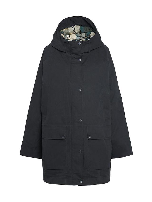 Womens Beadnell Hooded Oversized Jacket Product Image