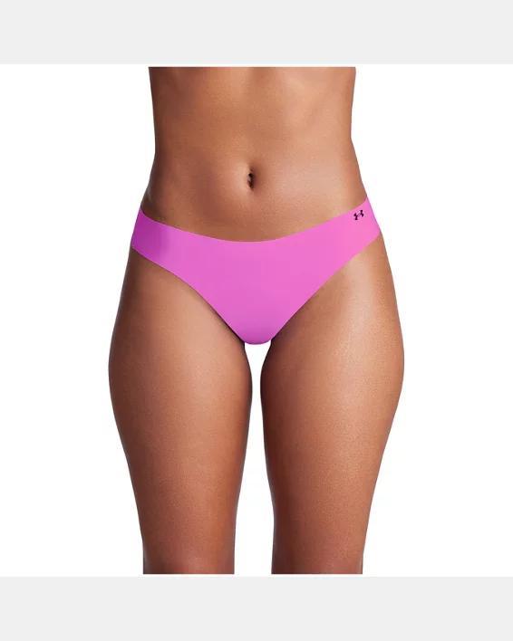 Womens UA Pure Stretch 3-Pack No Show Thong Product Image