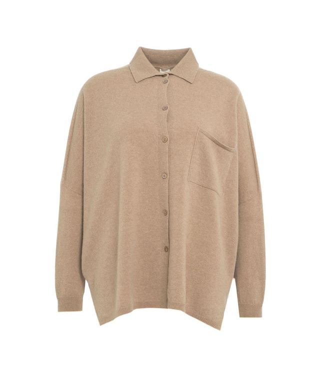 Knit shirt in cashmere  Product Image