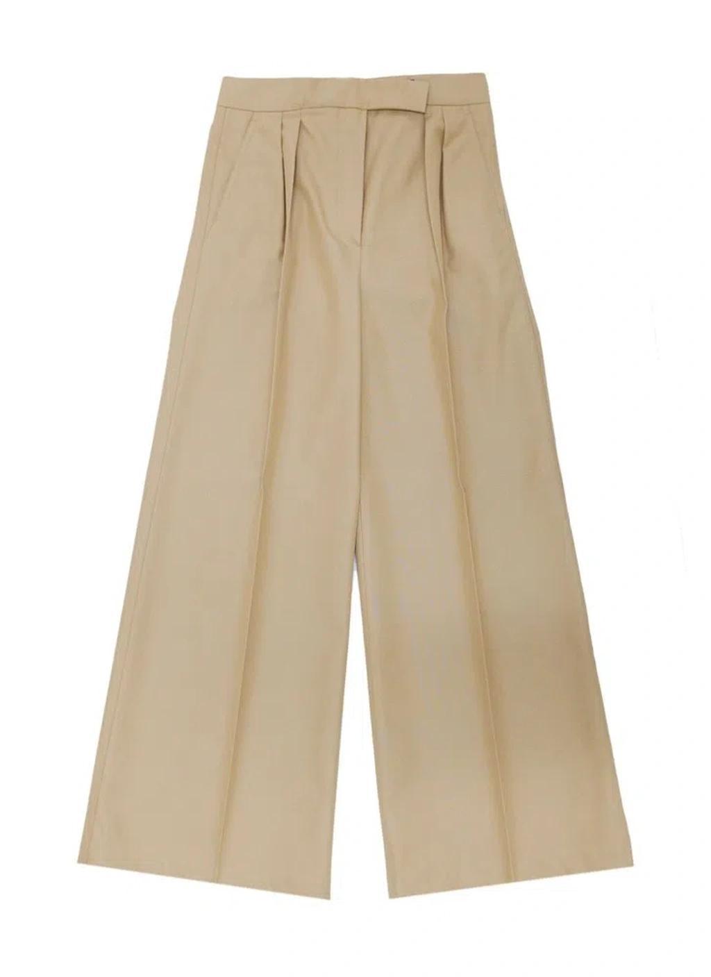 High Waist Wide Leg Pants In Brown product image