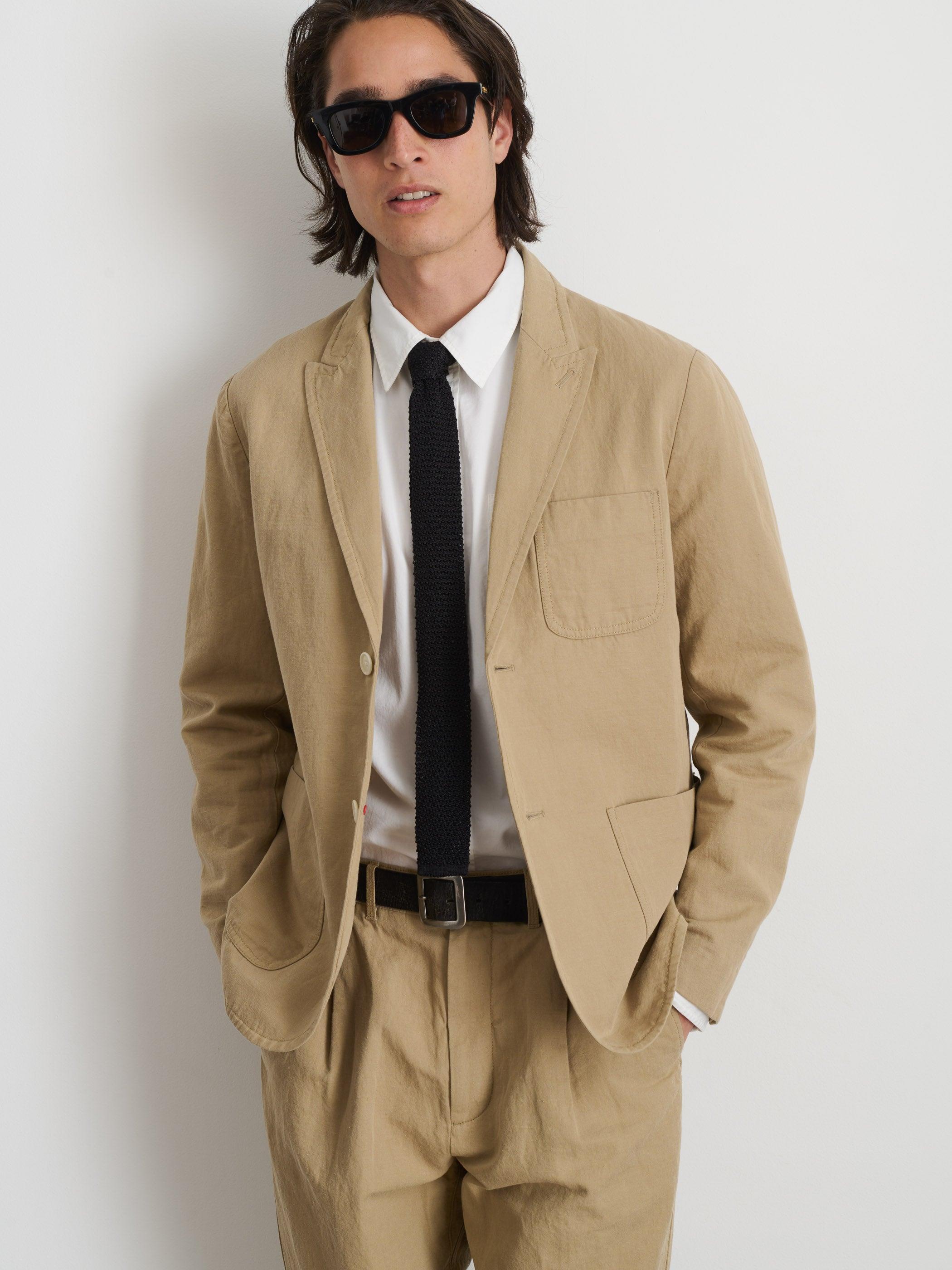 Mercer Blazer in Cotton Linen Male Product Image