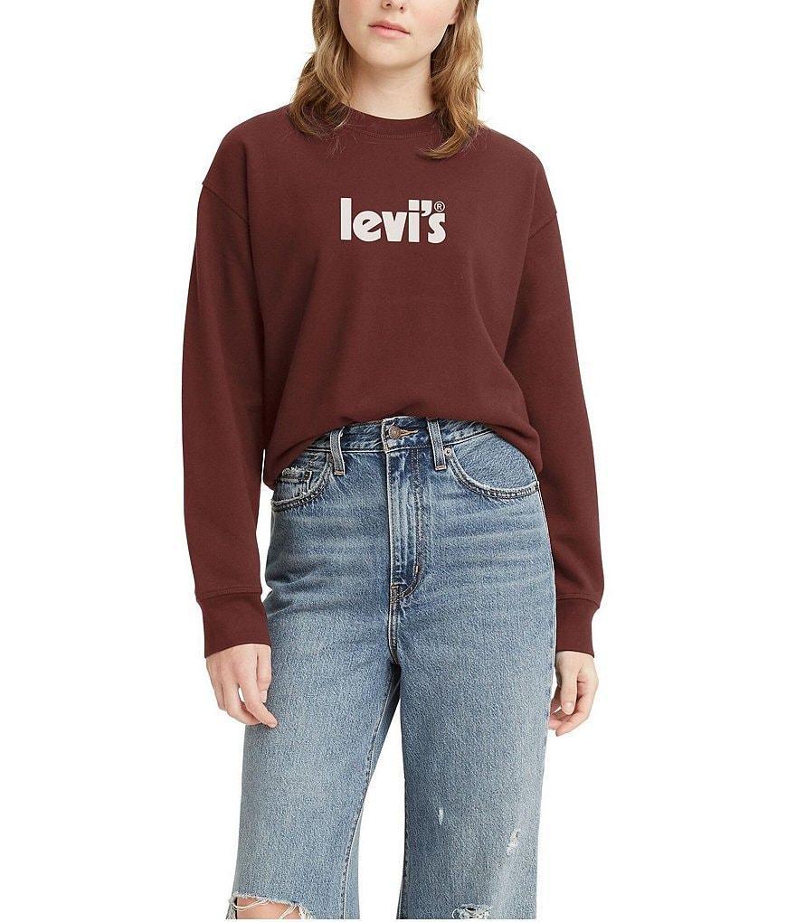 Levi's® Standard Graphic Crew Neck Fleece Sweatshirt Product Image