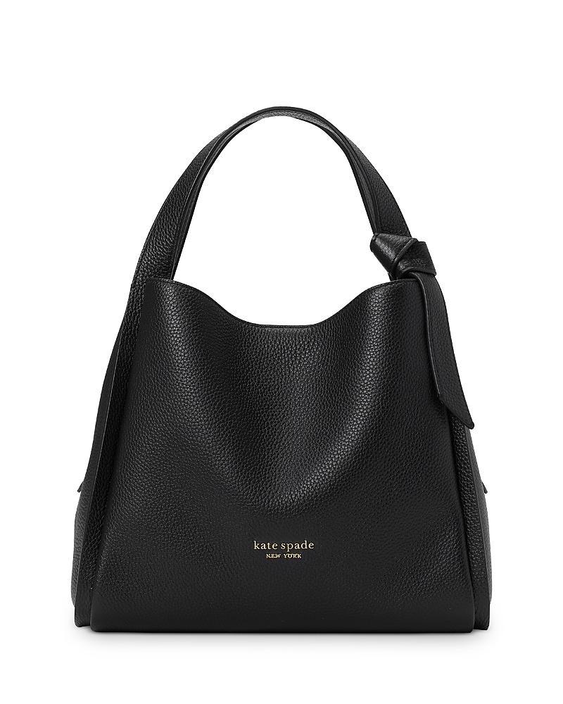 kate spade new york Knott Pebbled Leather Medium Crossbody Hobo Bag Product Image