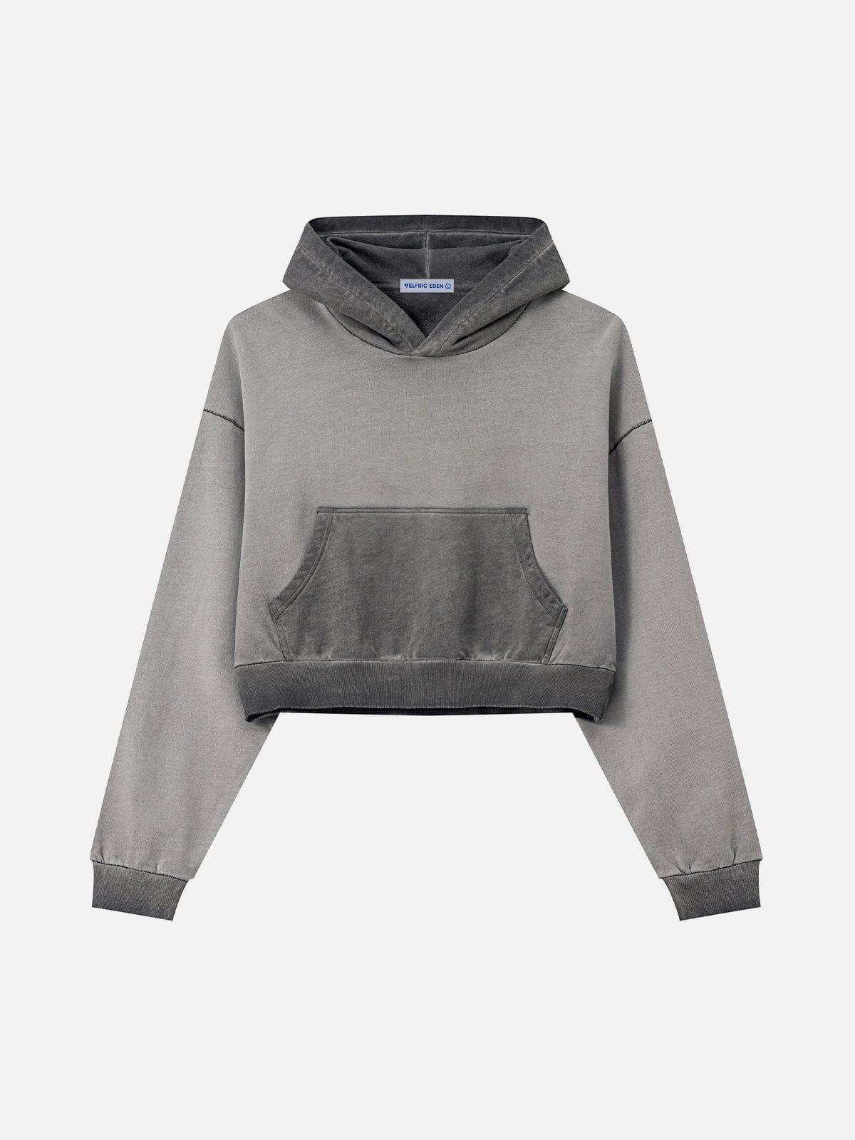 Aelfric Eden Washed Cropped Hoodie Female Product Image