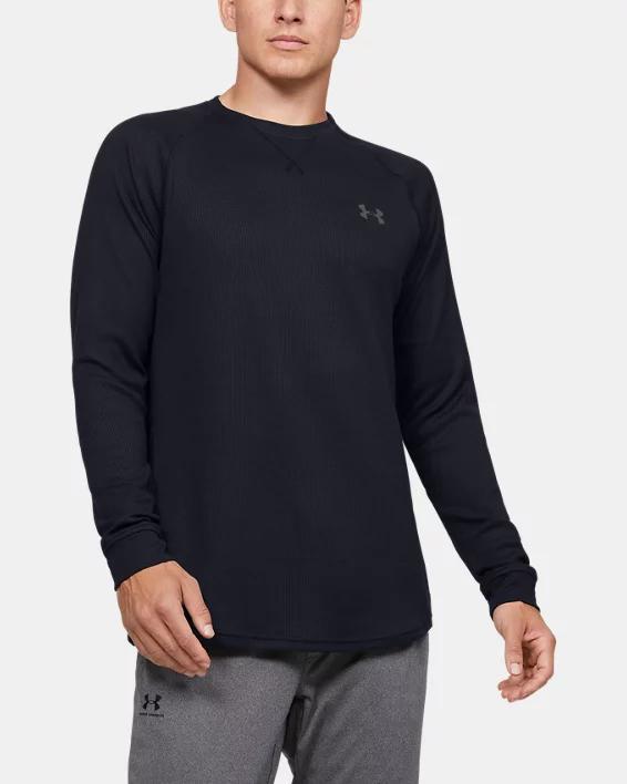 Men's UA Waffle Crew Long Sleeve Product Image