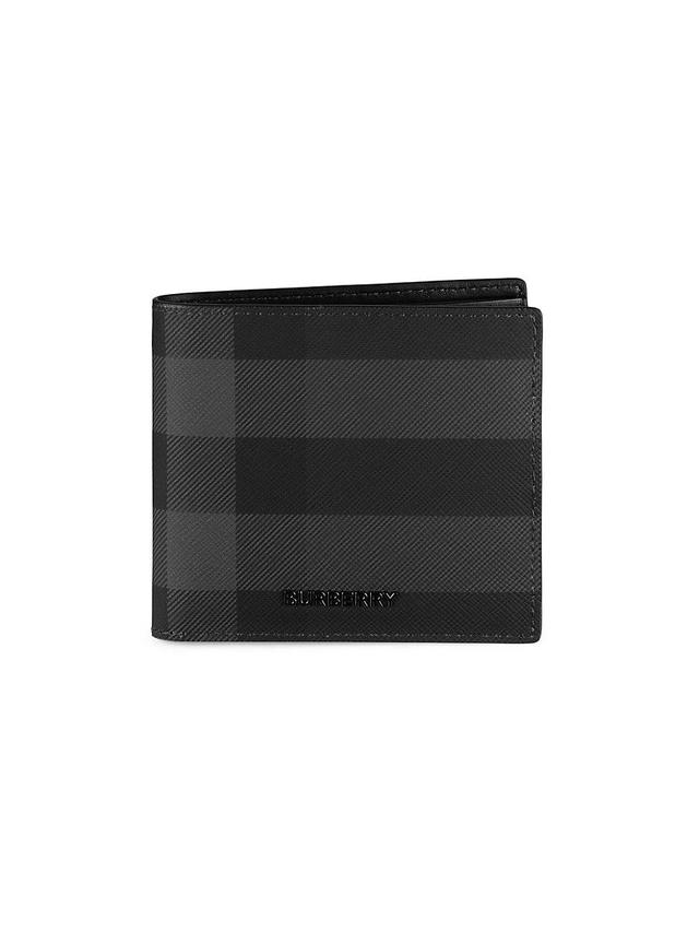 Mens Check Bifold Wallet Product Image