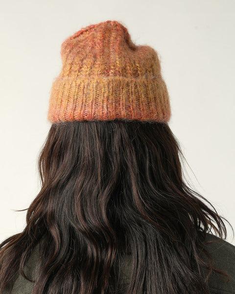 Space Dye Mohair Beanie - Orange Product Image