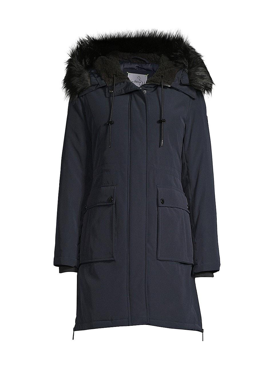 Womens Hooded Parka Coat Product Image