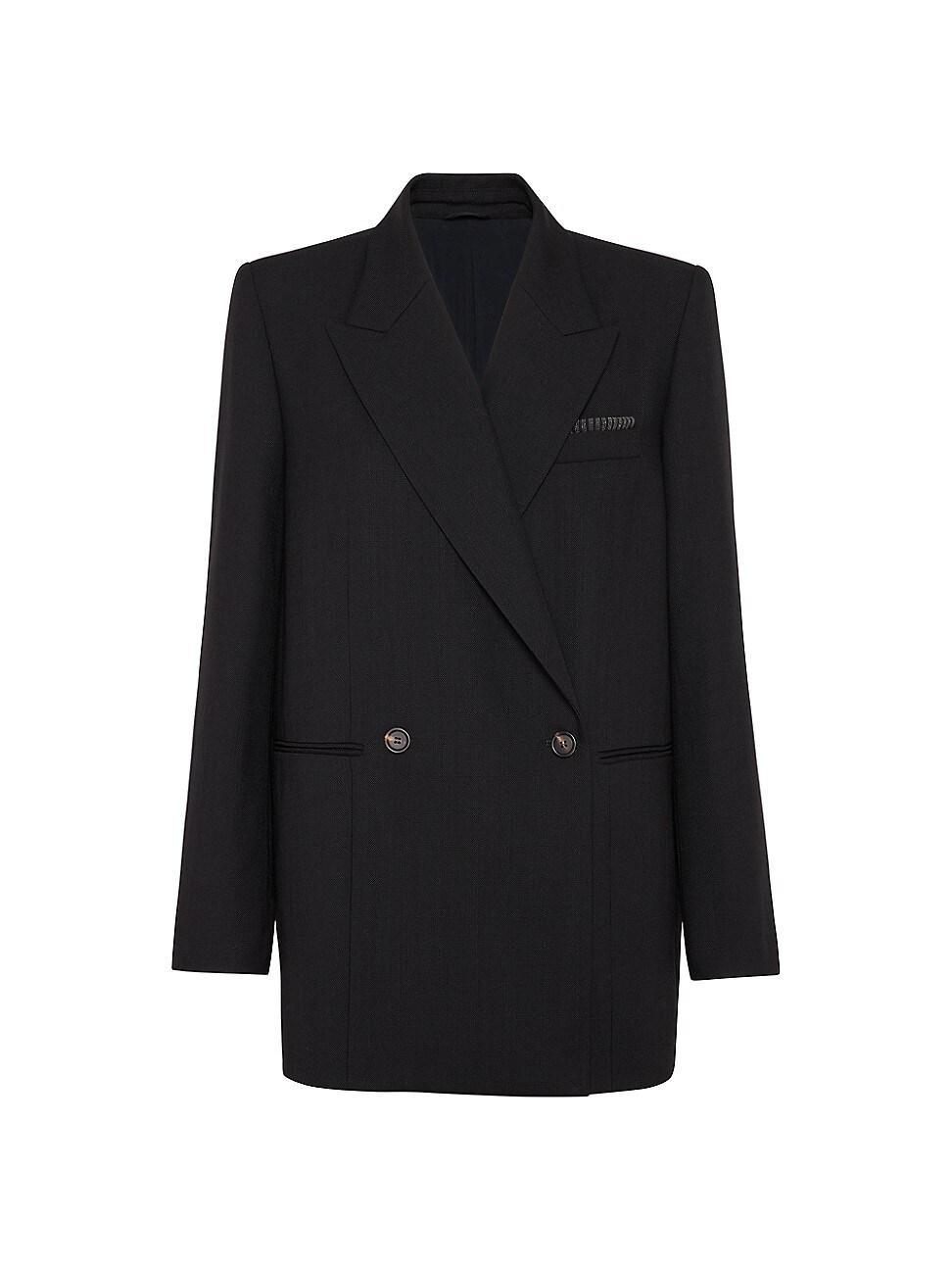 Womens Malfil Wool Twill Blazer Product Image