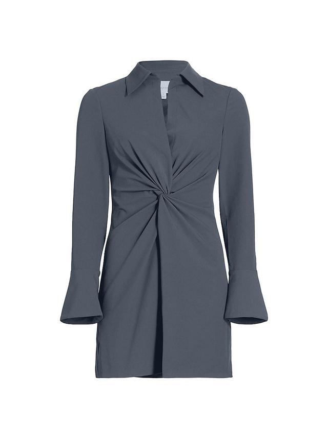 Womens McKenna Knot-Front Shirtdress Product Image