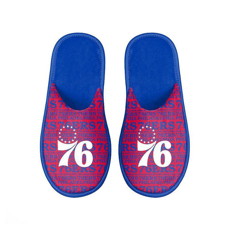 Mens FOCO Philadelphia 76ers Scuff Logo Slide Slippers Product Image