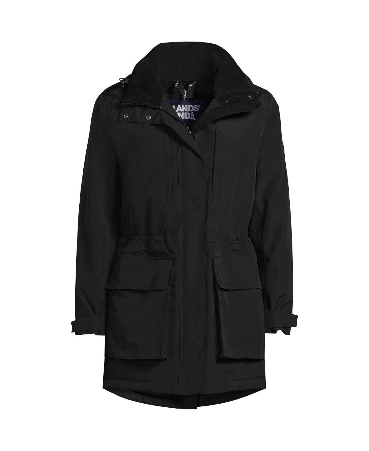 Womens Lands End Squall Waterproof Insulated Winter Parka Deep Blue Product Image