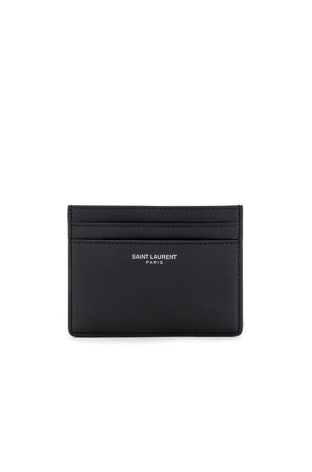 Saint Laurent Card Holder Black.. Product Image