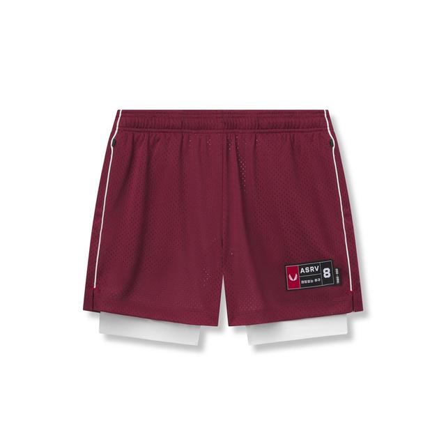 0991. Ion-Mesh 5" Liner Short - Crimson Product Image