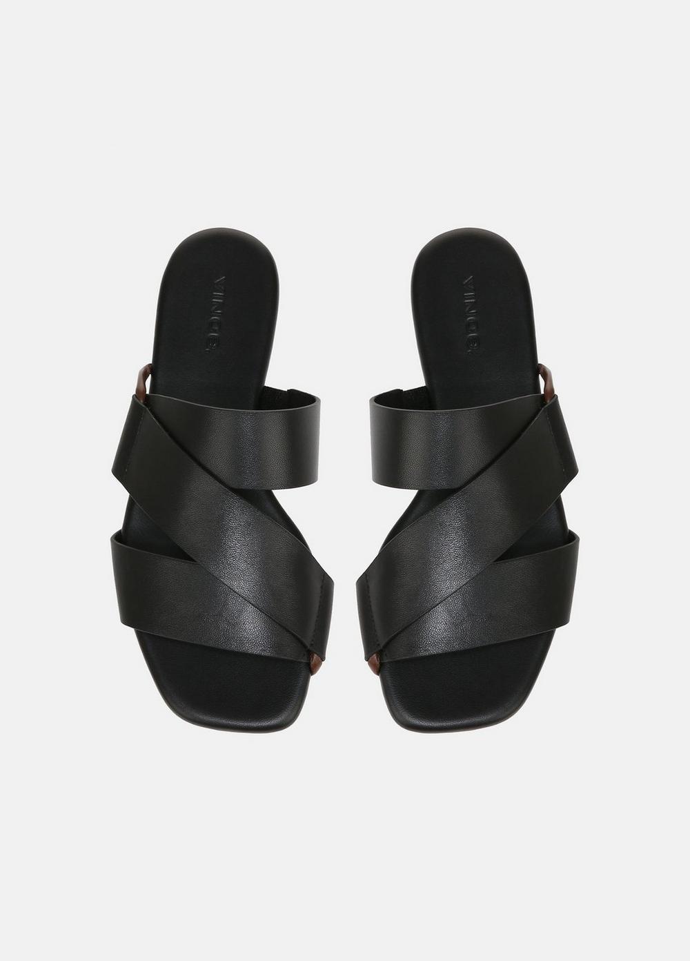 Dylan Leather Criss-Cross Slide Sandal Product Image