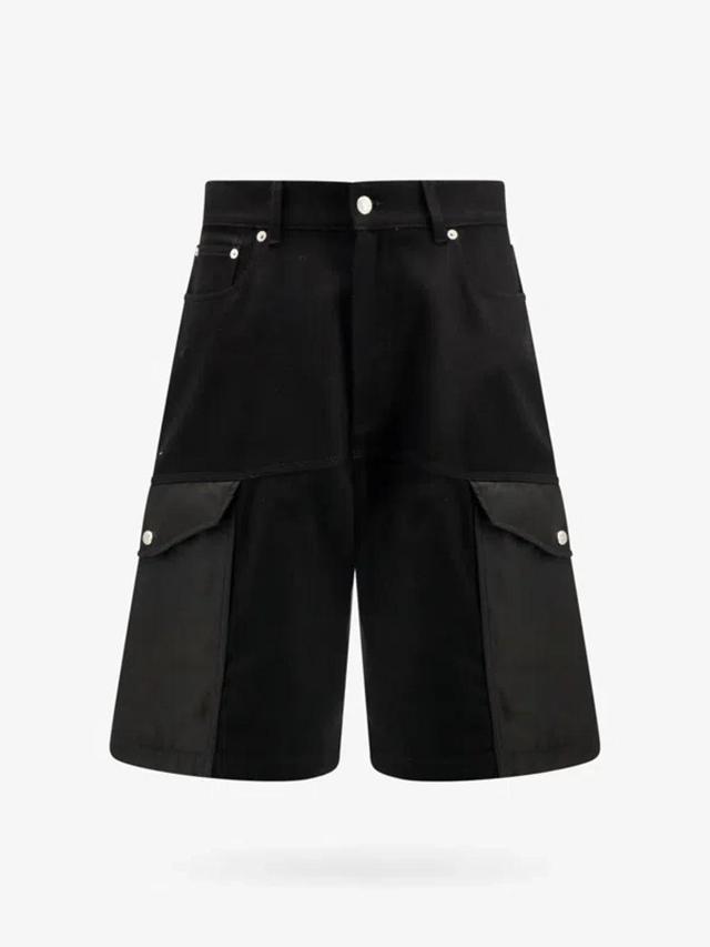 Man Bermuda Shorts Man Black Bermuda Shorts Product Image