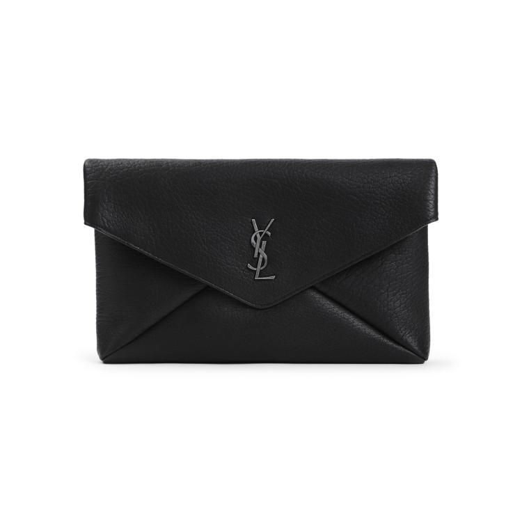 Black Lamb Leather Large Pouch Product Image